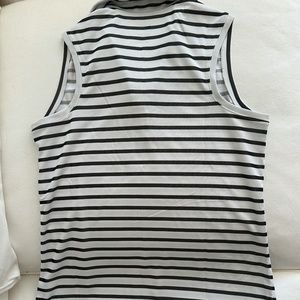 NIKE Women's Golf Dri Fit striped sleeveless shirt size small NWT